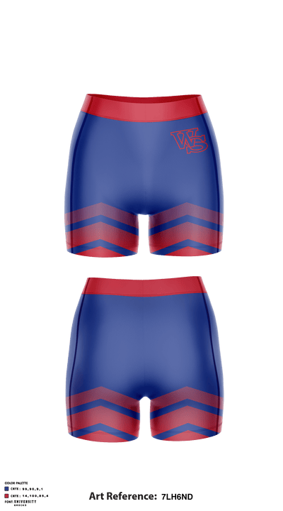 Williamsville South High School Volleyball 5642081 Women's Compression Shorts - 1
