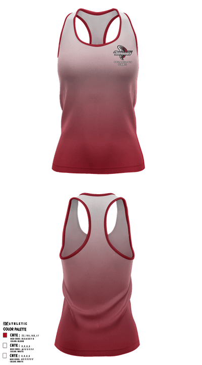 Philadelphia High School Tennis 70966152 Women's Track Singlet - 1