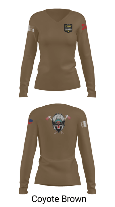 Apache 10748553 Women's Long Sleeve V-neck Shirt - 29