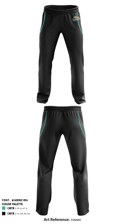 Glen Allen High School Tennis 78396465 Sweatpants - 2