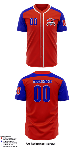 Two Button Baseball Jersey, Rc Little League, Baseball, Teamtime, Team time, sublimation, custom sports apparel, team uniforms, spirit wear, spiritwear, sports uniforms, custom shirts, team store, custom team store, fundraiser sports, apparel fundraiser