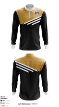 Mountain View High School Basketball 73066743 Quarter Zip Jacket - 1