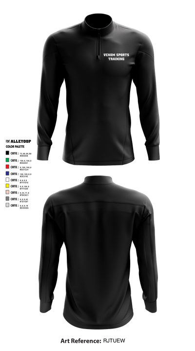 Venom Sports Training 59845358 Quarter Zip Jacket - 10