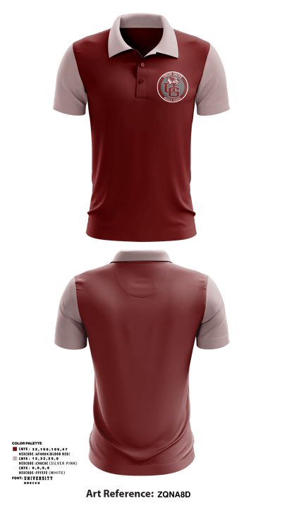 Union Grove Middle School Basketball 26435919 Short Sleeve Performance Polo - 1