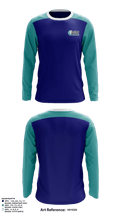 Solana Beach Little League 47564612 Long Sleeve Performance Shirt - 2