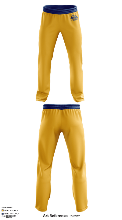 Eastern York High School Basketball 21112813 Sweatpants - 1