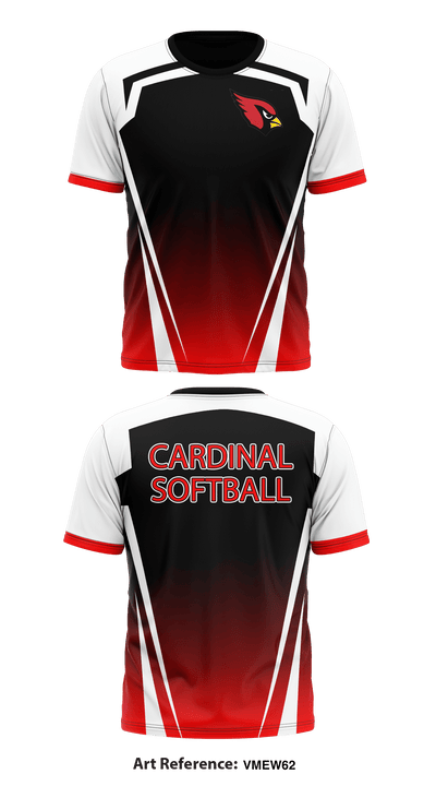 Pompton Lakes Cardinals 60485649 Short Sleeve Shooting Shirt - 3