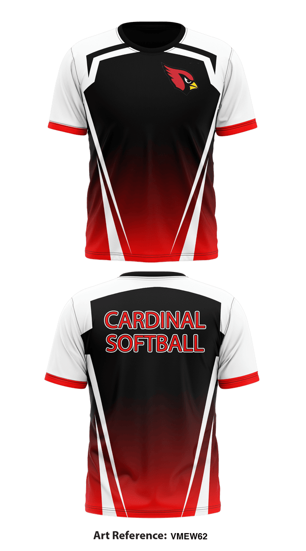 Pompton Lakes Cardinals 60485649 Short Sleeve Shooting Shirt - 3