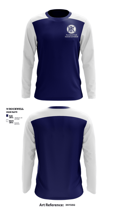 Kent Island Youth Softball 28747832 Long Sleeve Performance Shirt - 1