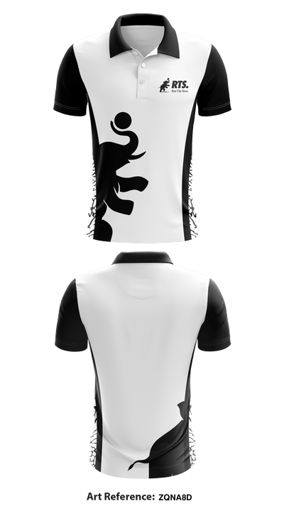 Run The Show 66836946 Short Sleeve Performance Polo - 1
