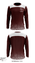 Kalamazoo Central High School Swimming 2303509 Long Sleeve Performance Shirt - 1