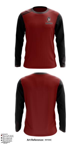 Long Sleeve Performance Shirt, Chancellor Chargers, Wrestling, Teamtime, Team time, sublimation, custom sports apparel, team uniforms, spirit wear, spiritwear, sports uniforms, custom shirts, team store, custom team store, fundraiser sports, apparel fundraiser