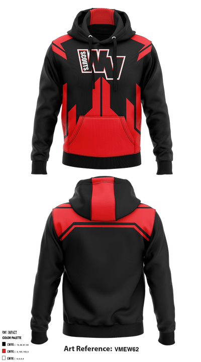 West Valley Scouts 82143538 Hoodie - 1