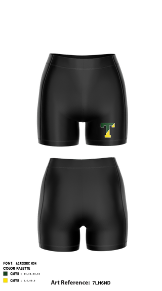Women's Compression Shorts, Taconic High School Volleyball, Women's Volleyball, Teamtime, Team time, sublimation, custom sports apparel, team uniforms, spirit wear, spiritwear, sports uniforms, custom shirts, team store, custom team store, fundraiser sports, apparel fundraiser