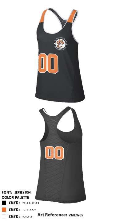 Edwardsville High School Field Hockey 2485341 Tank Top - 1
