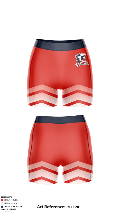 Veterans Memorial high school volleyball 3804885 Women's Compression Shorts - 1