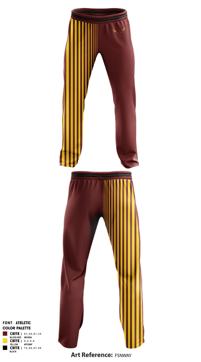 Ethan High School Volleyball 40476627 Sweatpants - 1