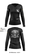 1ID 2ABCY 1-63 AR B CO 18576383 Women's Long Sleeve V-neck Shirt - 1