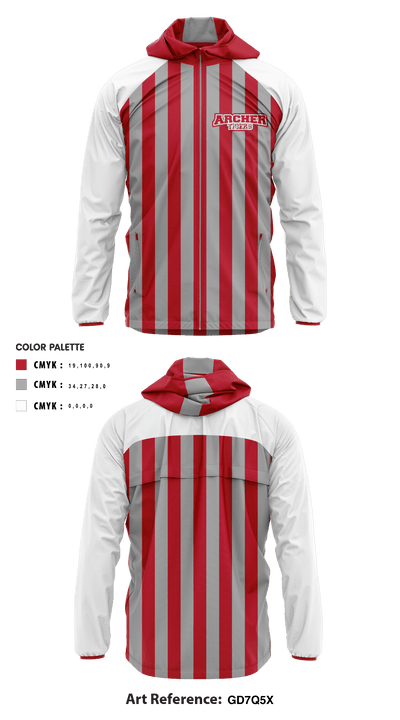 Archer Athletic Association 85302557 Windbreaker - 7