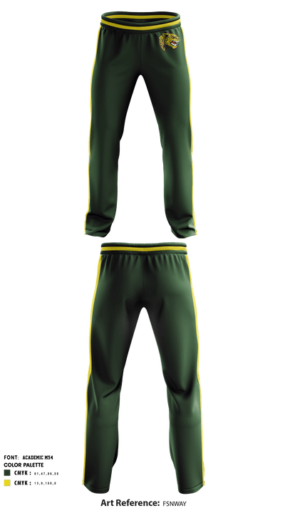Falls Church High School Cheer 79566332 Sweatpants - 1