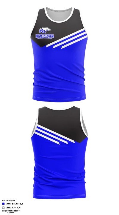 Irene-Wakonda High School Cross Country 33264955 Tank Top - 1