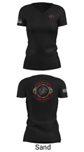 Wolves of the west 83450229 Women's Short Sleeve V-neck Shirt - 24