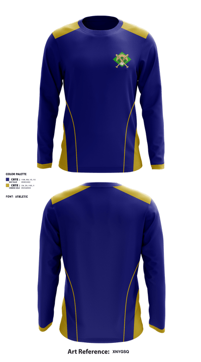 Erie Youth Baseball 21835275 Long Sleeve Performance Shirt - 1