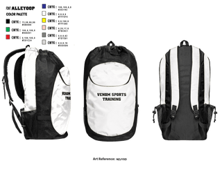 Gear Bag, Venom Sports Training, Men's Basketball, Teamtime, Team time, sublimation, custom sports apparel, team uniforms, spirit wear, spiritwear, sports uniforms, custom shirts, team store, custom team store, fundraiser sports, apparel fundraiser