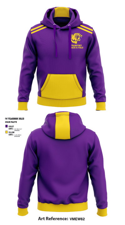 Frankfort High School Track 97612337 Hoodie - 1
