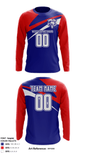 West Beaumont Bruins Intermediate Football League 61782474 Long Sleeve Performance Shirt - 2