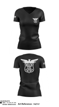 CRT 1345239 Women's Short Sleeve V-neck Shirt - 1