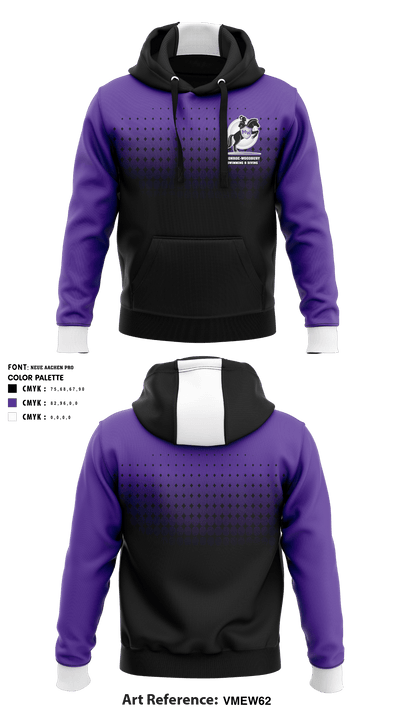 Monroe-Woodbury Swimming & Diving 45706922 Hoodie - 1