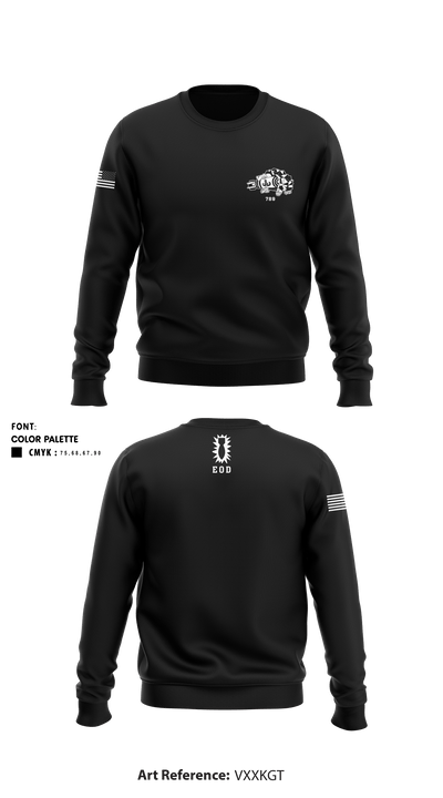 789th EOD 33174238 Crew Neck Sweatshirt - 4