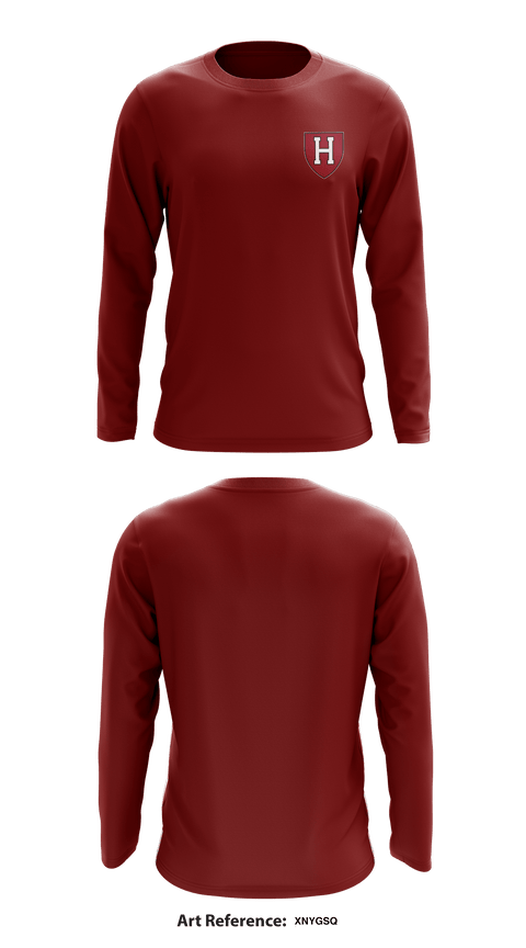 Long Sleeve Performance Shirt, Harvard University Soccer, Men's Soccer, Teamtime, Team time, sublimation, custom sports apparel, team uniforms, spirit wear, spiritwear, sports uniforms, custom shirts, team store, custom team store, fundraiser sports, apparel fundraiser