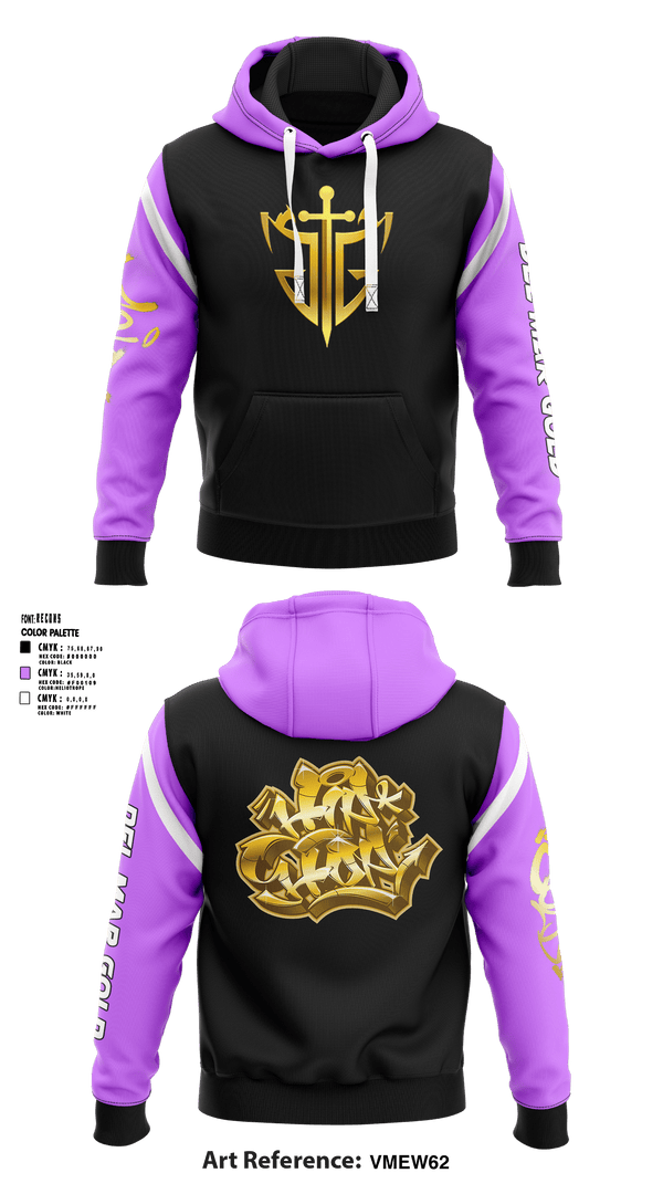 Hoodie, Del Mar Gold, Football, Teamtime, Team time, sublimation, custom sports apparel, team uniforms, spirit wear, spiritwear, sports uniforms, custom shirts, team store, custom team store, fundraiser sports, apparel fundraiser
