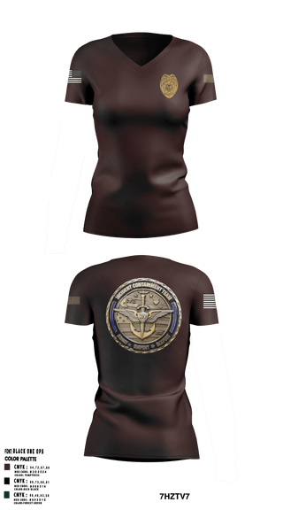 Women's Short Sleeve Vneck Shirt, , Police, Teamtime, Team time, sublimation, custom sports apparel, team uniforms, spirit wear, spiritwear, sports uniforms, custom shirts, team store, custom team store, fundraiser sports, apparel fundraiser
