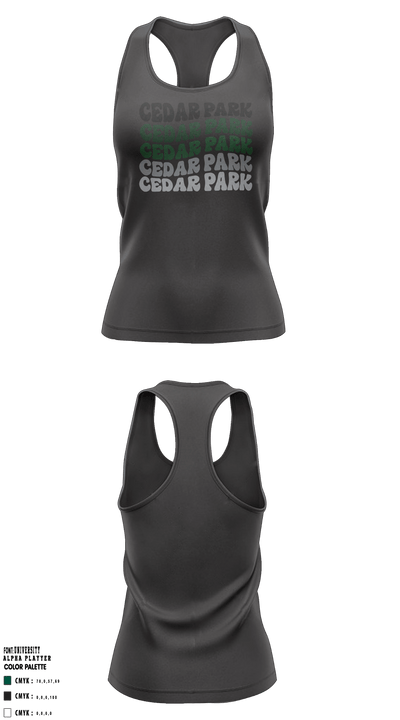 Cedar Park Timberwolves 13556335 Tank Top - 12