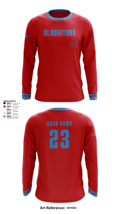 Gladiator Gold 50475691 Long Sleeve Performance Shirt - 1