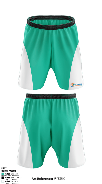 FHSAA 9946681 Athletic Shorts With Pockets - 1