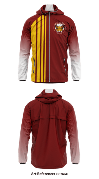 Windbreaker, Red Oak Elementary, School Spirit Store, Teamtime, Team time, sublimation, custom sports apparel, team uniforms, spirit wear, spiritwear, sports uniforms, custom shirts, team store, custom team store, fundraiser sports, apparel fundraiser