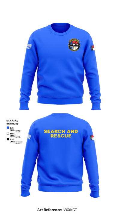 Mountain Rescue Team 1 22343308 Crew Neck Sweatshirt - 2