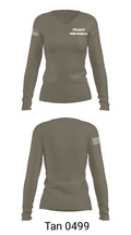 Chapel Hill Police 42645715 Women's Long Sleeve V-neck Shirt - 41