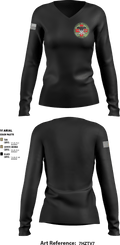 402nd Forward Surgical Team 1621441 Women's Long Sleeve V-neck Shirt - 3