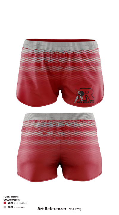 Reading High School Cross Country 87526146 Track Shorts - 1