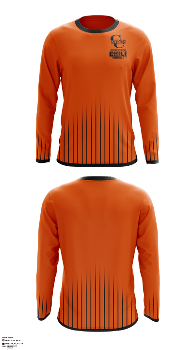 Churchville-Chili Senior High School Golf 1993666 Long Sleeve Performance Shirt - 1