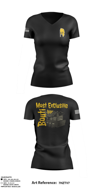 TSS 93755061 Women's Short Sleeve V-neck Shirt - 4