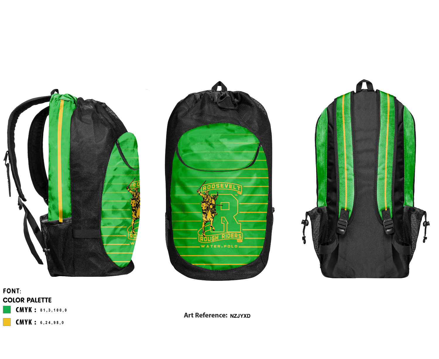 Water top polo backpack