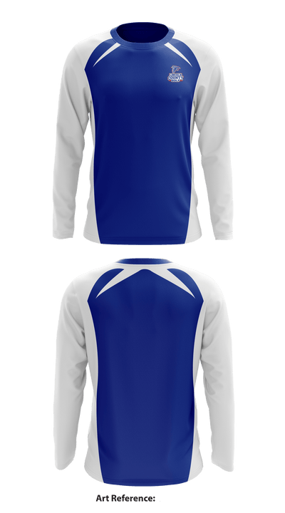 Lincoln County High School Golf 55265282 Long Sleeve Performance Shirt - 1