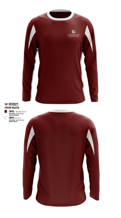 Cornersville High School Basketball 39816630 Long Sleeve Performance Shirt - 1
