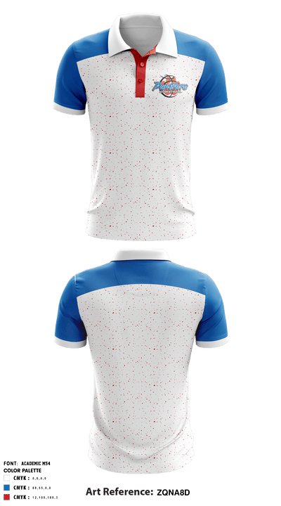 Parkview High School Basketball 23501664 Short Sleeve Performance Polo - 1